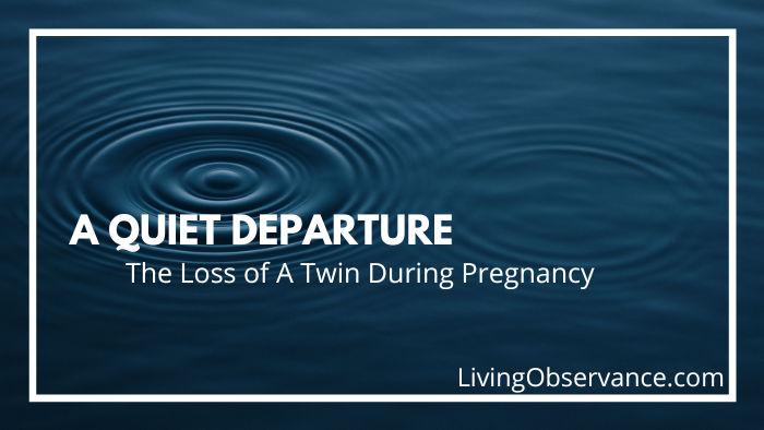 Loss of a Twin During Pregnancy: A Quiet Departure